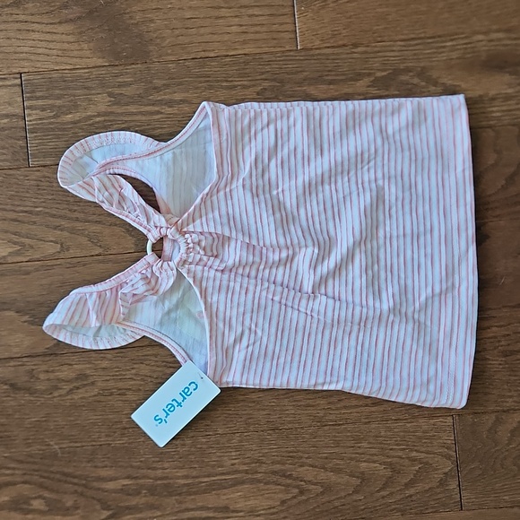 Pink Striped Tank Top - BNWT for 18 month old toddler - Flamingo - Picture 3 of 5